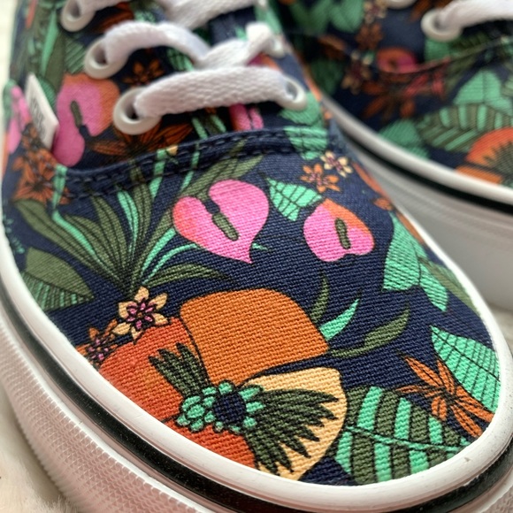 🛍Host pick🛍 Vans Old Skool MULTI TROPIC DRESS BLUE/TRUE WHITE. Size 6.5/7 - Picture 8 of 14